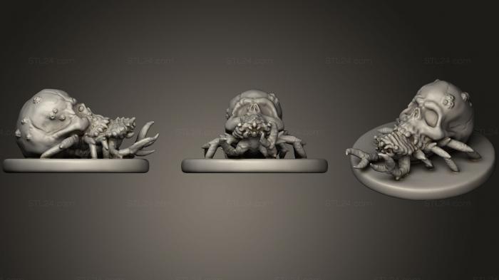 Figurines simple (Bone Crab, STKPR_0166) 3D models for cnc